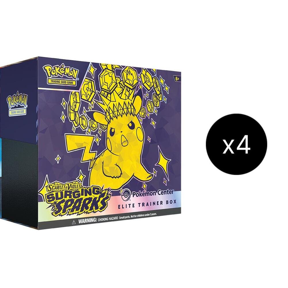 Surging Sparks Pokemon Center Elite Trainer Box (Exclusive) Case - SV08