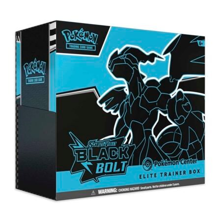 Scarlet & Violet-Black Bolt Pokémon Center Elite Trainer Box