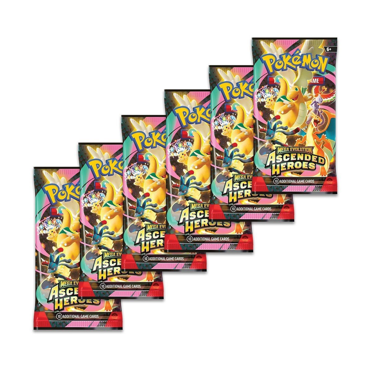 Pokémon TCG: Mega Evolution-Ascended Heroes Booster Bundle (6 Packs) - Image 3