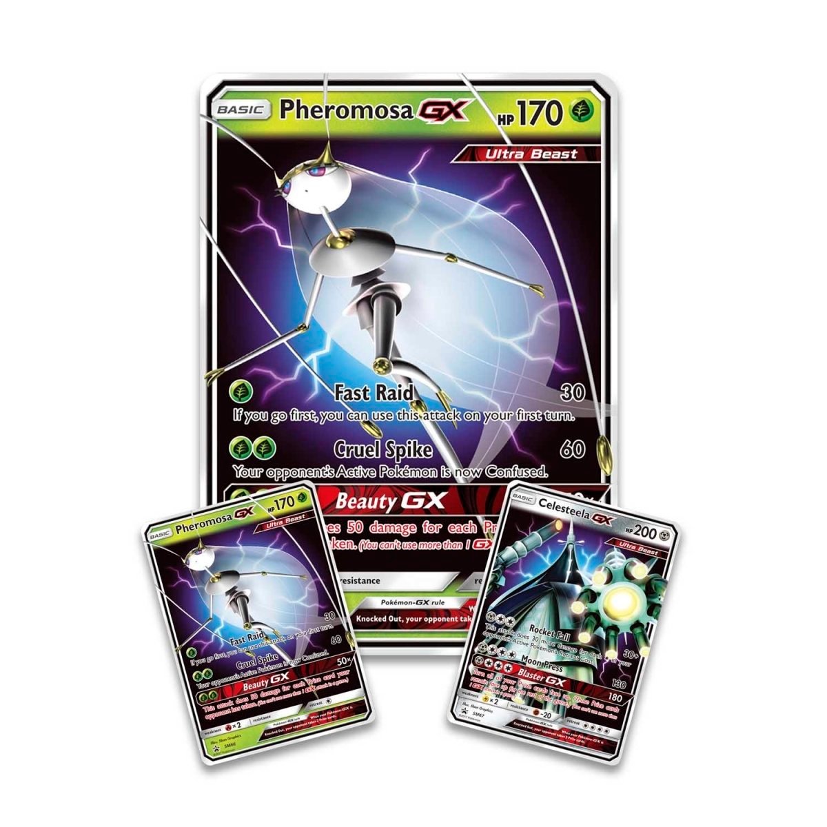 Pokémon TCG: Ultra Beasts GX Premium Collection (Pheromosa & Celesteela) - Image 5